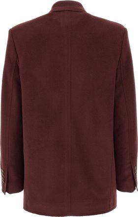 Etro Womens Bordeaux Wool Blazer Clothing