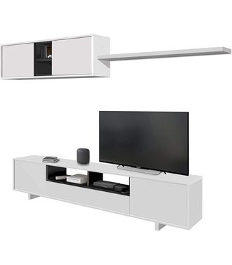 F.R.S. Frs - Mueble De Salon Sirva 46 Cm(alto)200 Cm(ancho)41 Cm(largo)