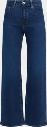 Paige Anessa High-Rise Wide-Leg Jeans