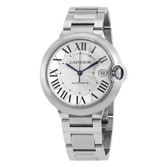 Cartier Pre-owned Pre-owned Cartier Ballon Bleu Automatic Silver Dial Mens Watch wsbb0040
