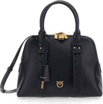 Pinko Medium Escape Leather Handbag