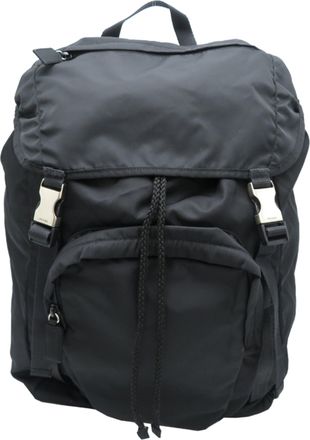 Prada Black Nylon Backpack (Pre-Owned)