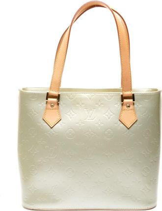 Louis Vuitton Light Green Patent Leather Tote Bag (Pre-Owned)