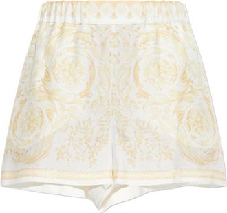 Versace Seidenshorts im Barocco-Print