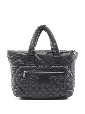 Chanel 2012-2013 MM Coco Coon gewatteerde shopper - Zwart