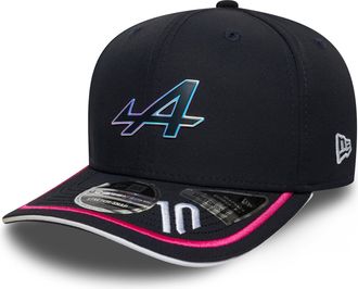 New Era Alpine F1 Team, Official 2025 Collection, Pierre Gasly Drivers Baseball Cap, Navy, Adjustable