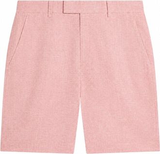 Ted Baker Kenleys Stretch Linen Lichtroze Korte Broek