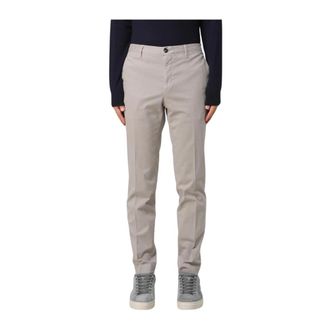 Incotex Chinos, male, Gray, L, Classic Cotton Trousers
