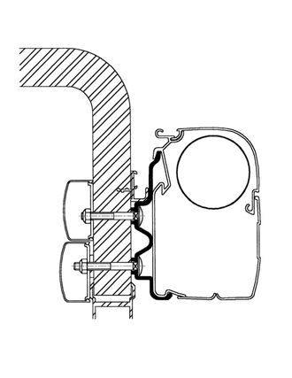 Thule Adaptateur De Stores Hymercamp Avant 2011 3,5 M - Thule