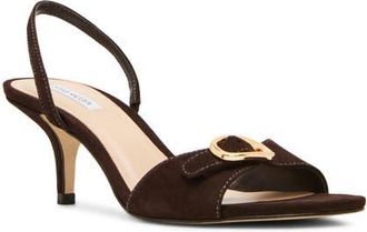 Steve Madden Henrietta Slingback Sandal in Brown Nubuck at Nordstrom, Size 8.5