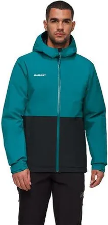 Mammut Linard Hs Thermo Hooded Jacket - Mens in Deep Teal/black at Nordstrom, Size Xx-Large
