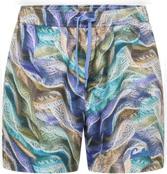 Carlo Colucci Zwemshort - Kunstmatige Brei - Heren - Strandmode - Blauw - 2XL - Polyester - Badmode
