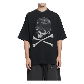 MASTERMIND WORLD Camiseta Vintage Rock SS - Tops - Hombre - Negro - M