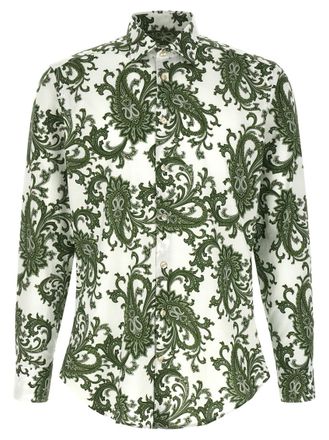 Etro Green Paisley Ramage Shirt