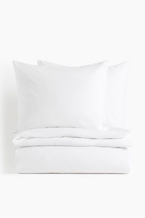 H&M Baumwollbettw&auml;sche f&uuml;r Doppel- und Kingsize-Betten - White