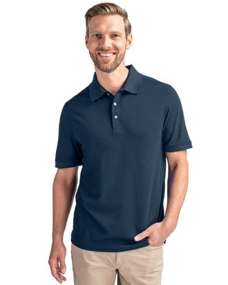 Cutter & Buck Advantage Tri-Blend Pique Mens Polo Shirt