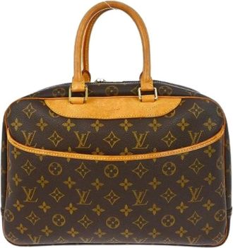 Louis Vuitton Pre-owned Handbags, female, Brown, Size: ONE SIZE Pre-owned Deauville Handbag