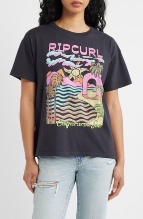 Rip Curl Crafted in the Sun Graphic T-Shirt in Washed Black at Nordstrom, Size Xx-Small