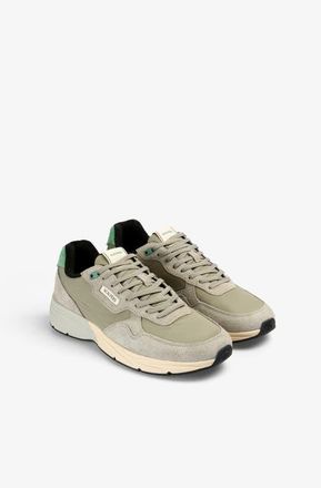 Scalpers Contrasting Suede Sneaker in Khaki at Nordstrom, Size 43