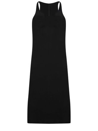 Toteme Straight Silhouette Midi Dress With Thin Straps