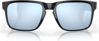 Oakley Black OO9102 Holbrook Injected Rectangular Sunglasses