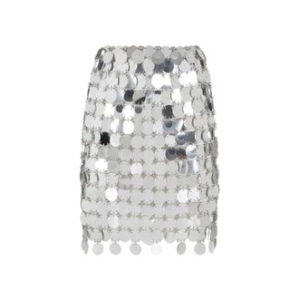 Paco Rabanne Mini Skirts Metallic