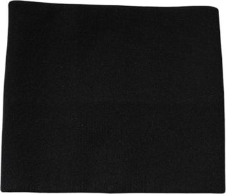 Dolce & Gabbana Zwarte Kasjmier Gebreide Vierkante Zakdoek Sjaal