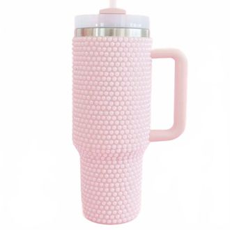 Rock Paper Scissors Stainless Steel Tumbler - 40Oz In Pink