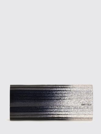 Jimmy Choo London Sweetie Rigid Mother of Pearl Box Clutch with Chain Strap