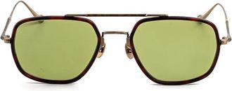 Matsuda geometric-frame sunglasses - Gold