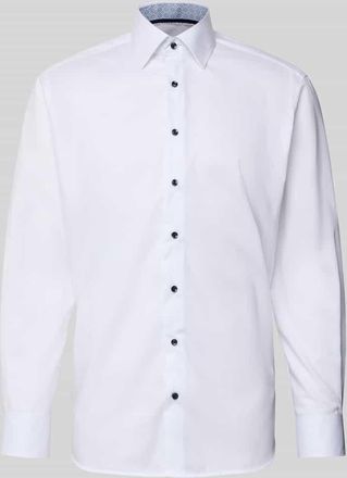Eterna Regular Fit Business Hemd aus Baumwolle mit Kentkragen in Weiss, Größe 39