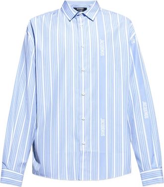 Jacquemus Camicia A Simon a righe - Blu