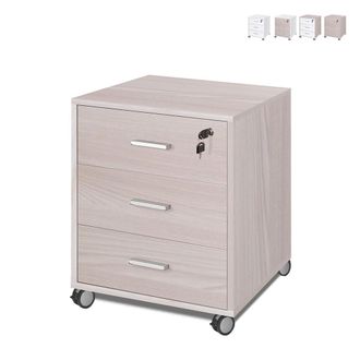 OEM Kit Cassettiera 3 Cassetti Cm. 50x41x70h Olmo