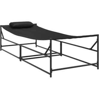 vidaXL Vidaxl - Tumbona Antracita 200 X 74 X 73 Cm Textileno, Acero