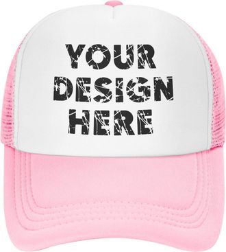 Generic Custom Hat for Men Customized Hats for Men Cool Hats Personalized Hats Pink Hats