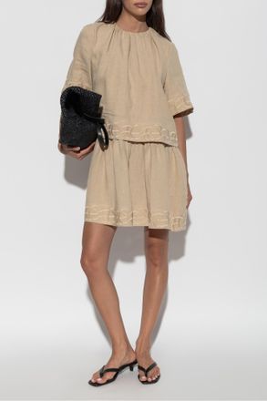 By Malene Birger Dress Jania, Womens, Beige