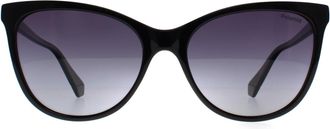 Polaroid Cat Eye Dames Zwart Grijs Gradi&euml;nt Gepolariseerd PLD 4179/S