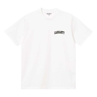 Carhartt Work in Progress University Script Short Sleeve T-Shirt White I034852-00A-XX