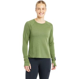 Oiselle Womens Flyout Long-Sleeve Shirt Green XXS