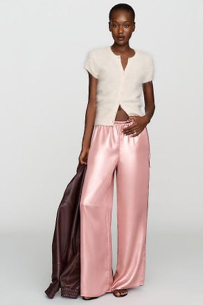 Maeve Liquid Shine Party Pull-On Pants