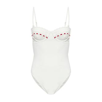Poss&eacute; Posse, Badmode, Dames, Wit, M, Satijn, Pia Monokini