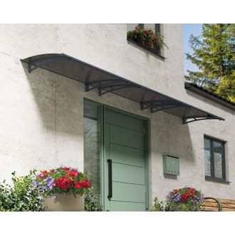 Palram Palram-canopia - Canopia Aquila Marquesina Para Puerta 453x91 Cm Gris