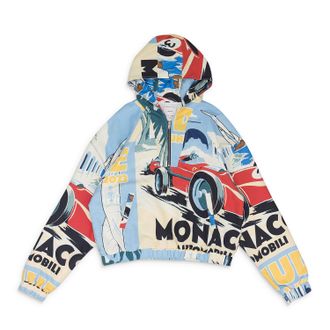 Rhude MULTICOLOR MONACO SPORT QUARTER ZIP SWEATER