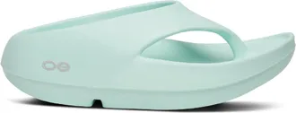 Oofos OOriginal+ Thongs Green 10 Mens/12 Womens