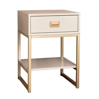 Melody Maison One Drawer Bedside Table - Elle Stone Range