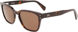 Ferragamo Brown Square Mens Sunglasses SF1040SCP 240 55