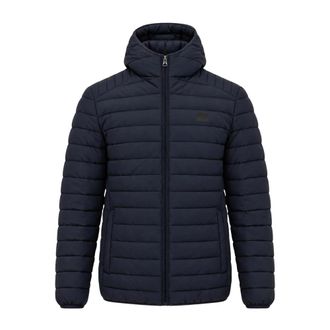 Trussardi Imbottito Jacket - Heren - Jassen - Blauw - Maat: M Leer