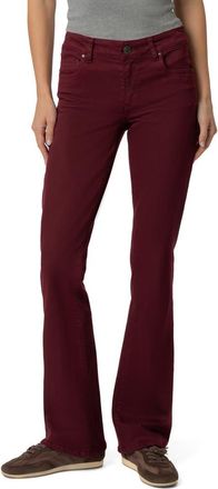 Kut from the Kloth Natalie Bootcut Jeans in Dark Cherry at Nordstrom, Size 10