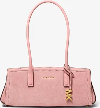 Michael Kors Laila Small Suede Shoulder Bag