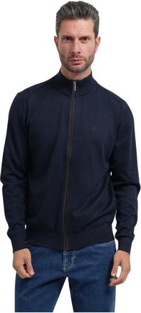 Bugatti Maglione Full-Zip - - Knitwear - Uomo - Blu - XL